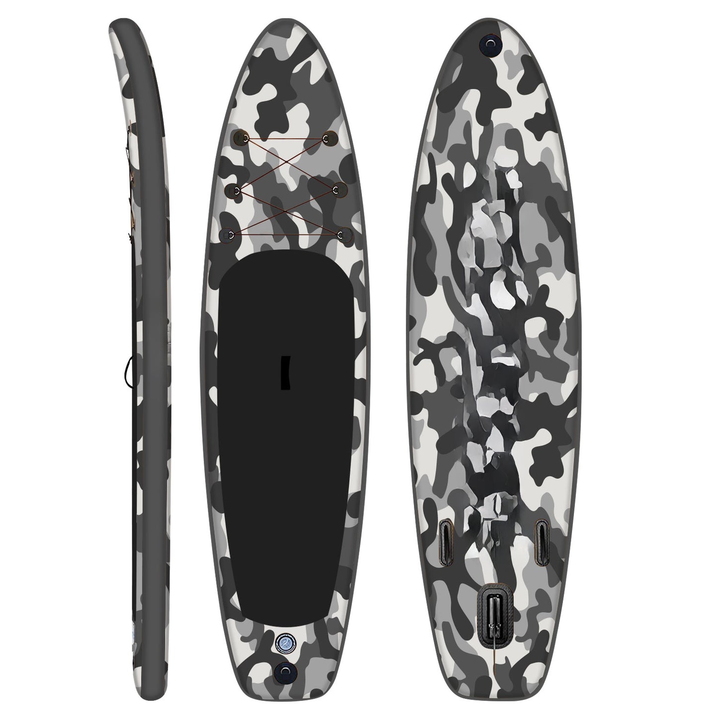 Stand Up Paddle Army Black mit Zubehör