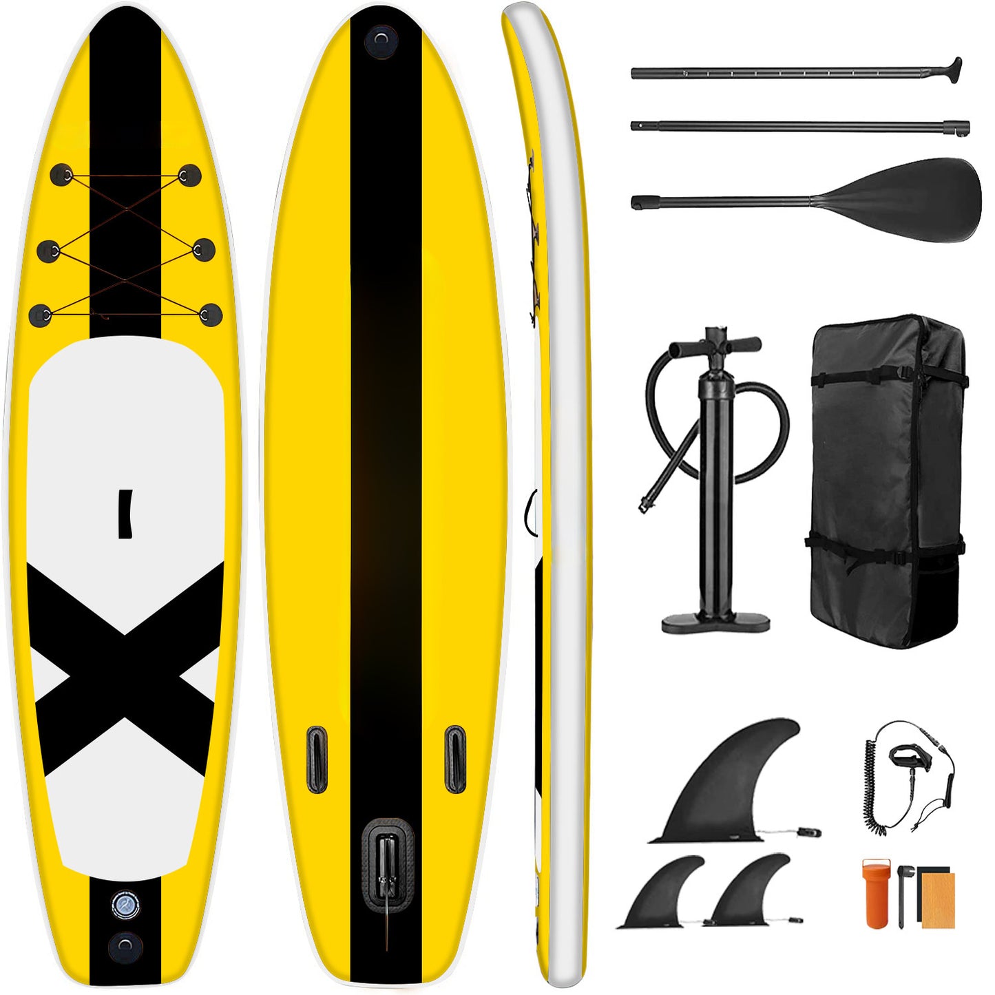 Stand Up Paddle Yellow Bee mit Zubehör