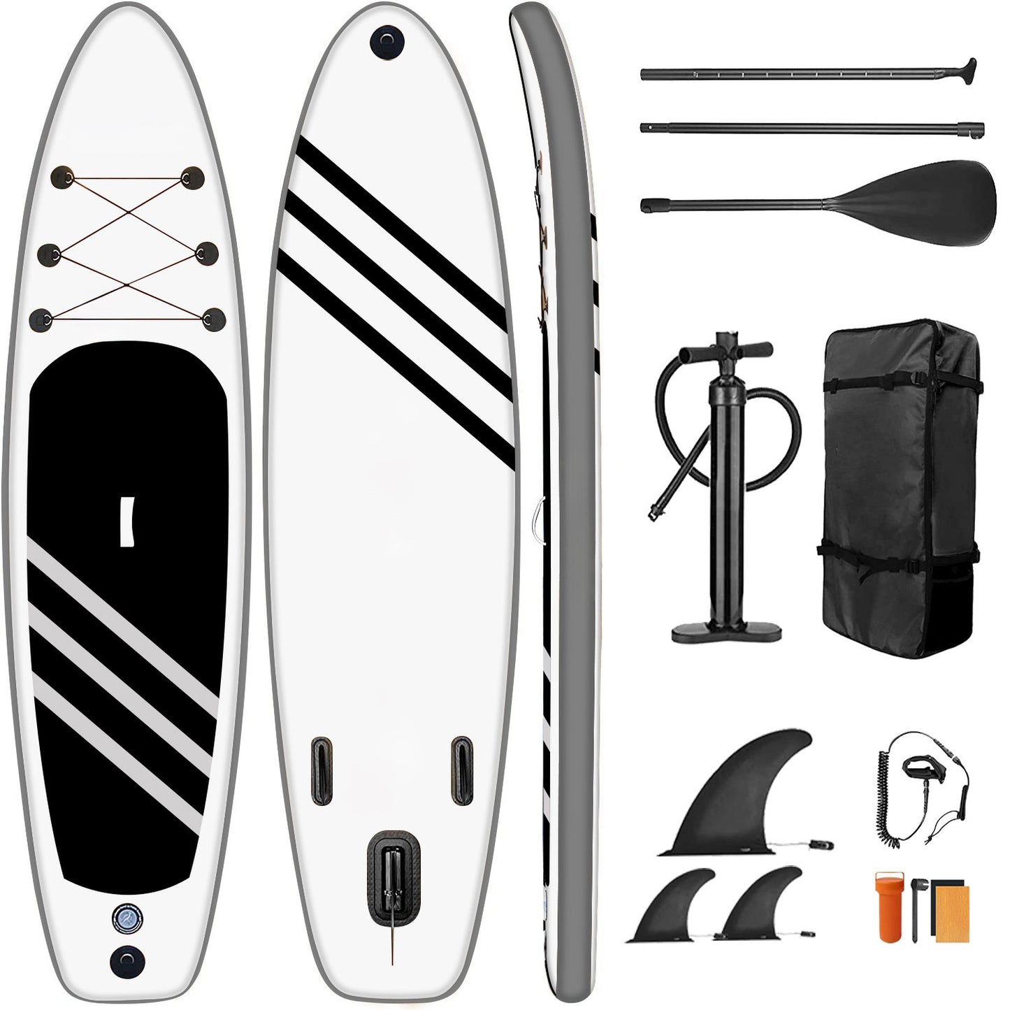 Stand Up Paddle Simply White mit Zubehör